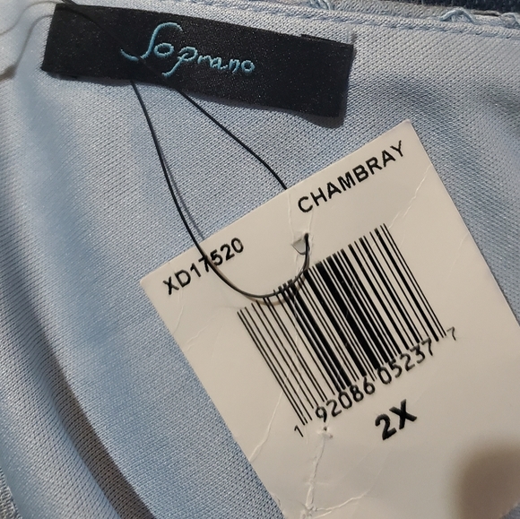 Soprano Plus Size Ruffled Lace Bodycon Dress - Picture 3 of 3